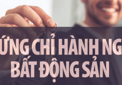 Chứng chỉ môi giới bđs