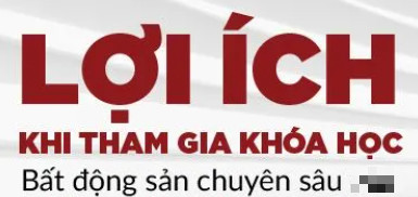 Khóa học về bất động sản