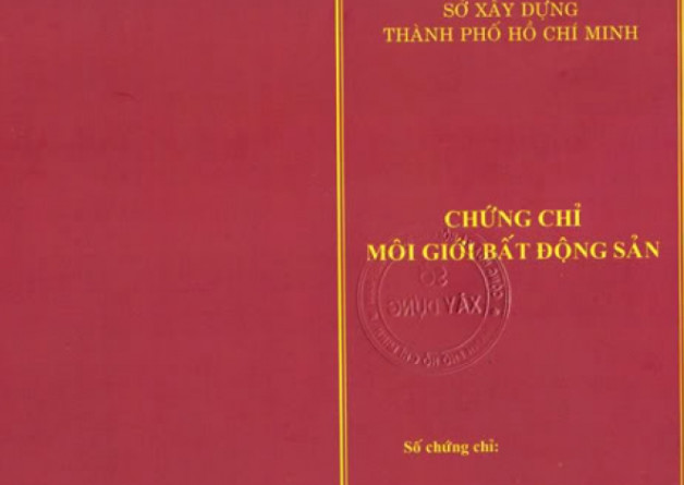 Cấp chứng chỉ môi giới bất động sản