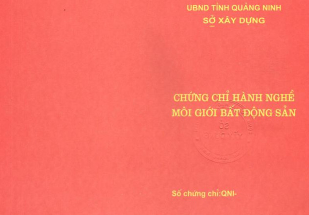 Học chứng chỉ hành nghề môi giới bđs