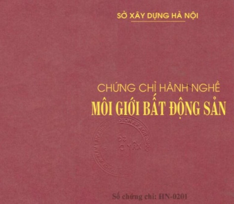Thi chứng chỉ hành nghề môi giới bđs
