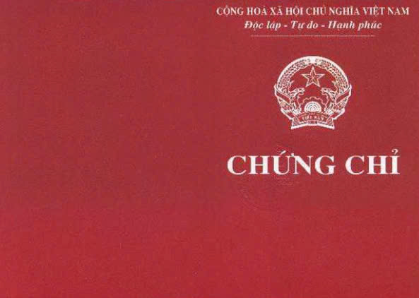 Chứng chỉ đào tạo bất động sản