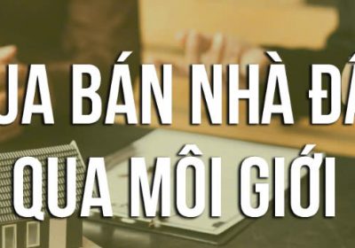 Môi giới mua bán nhà đất