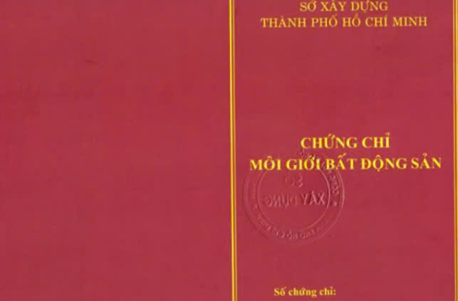 Thi chứng chỉ môi giới bất động sản