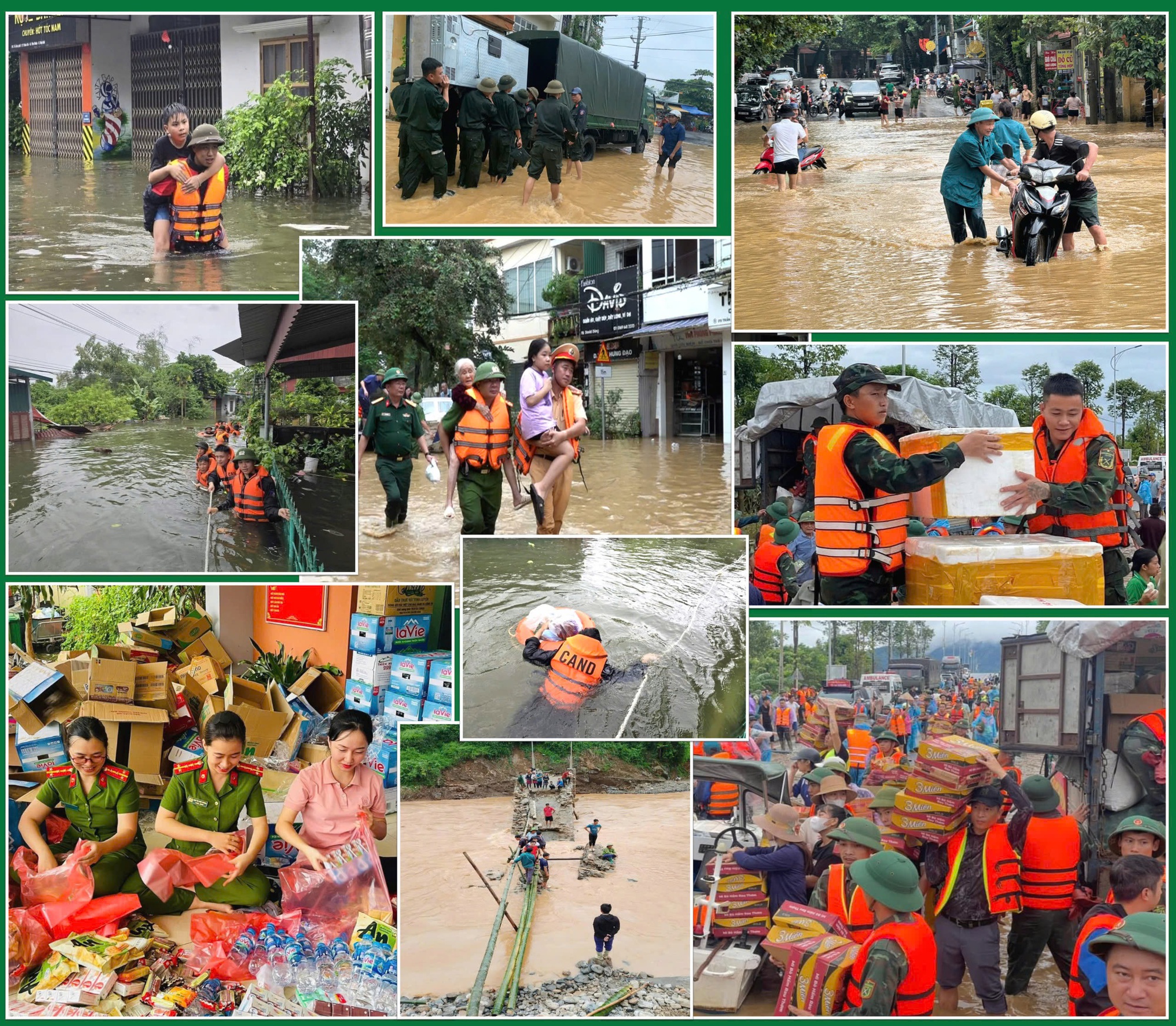 Công tác cứu nạn, cứu hộ, hỗ trợ đồng bào vùng lũ trên tinh thần trên hết trước hết, tất cả vì nhân dân