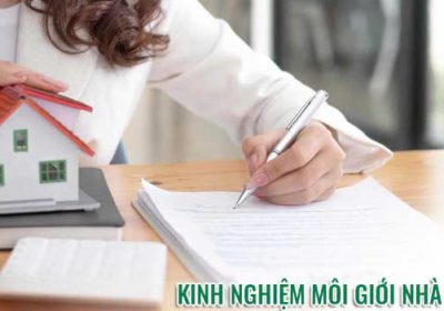 Kinh nghiệm môi giới nhà đất