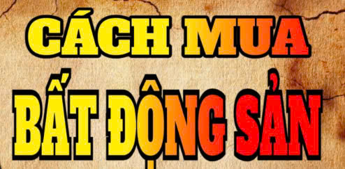 Cách mua bất động sản