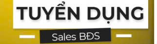 Sale bđs tuyển dụng