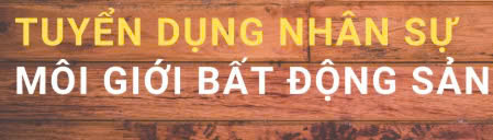 Tuyển dụng nhân sự bất động sản