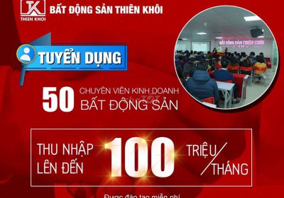 Tuyển Môi Giới BĐS